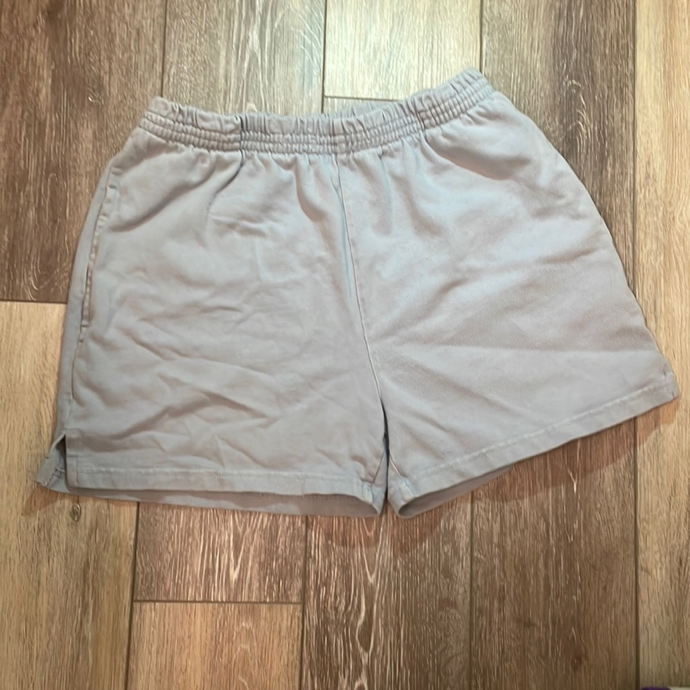 brandy melville shorts, pastel purple, size small-medium.